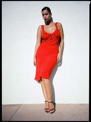 Red Realisation Par The Gemma Dress | US-921708CFT