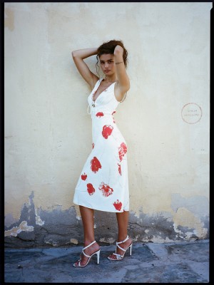 White / Red Realisation Par The Scarlet Dress | US-295104RME