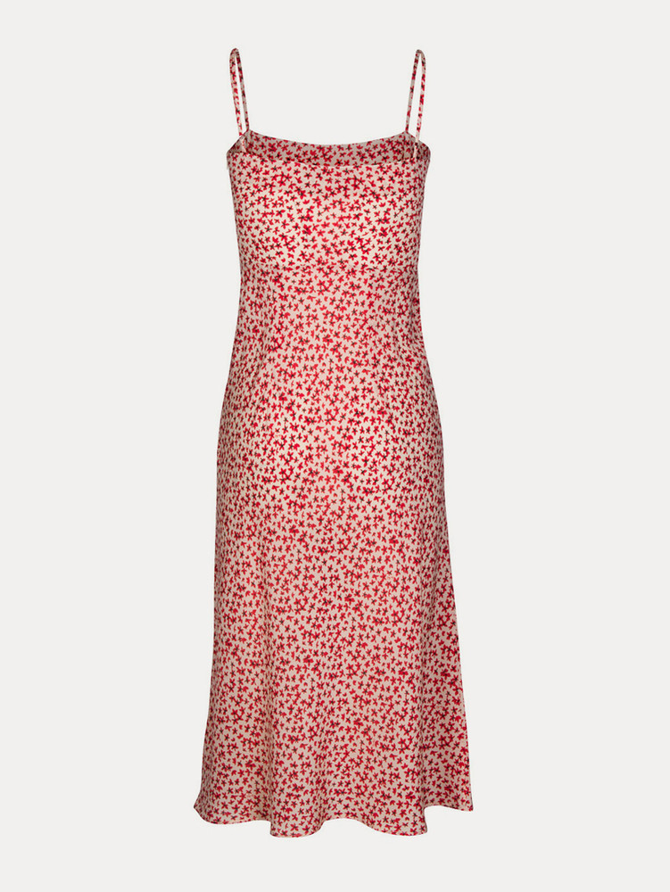 Beige / Red / Black Realisation Par The Amelia Dress | US-124596XHO