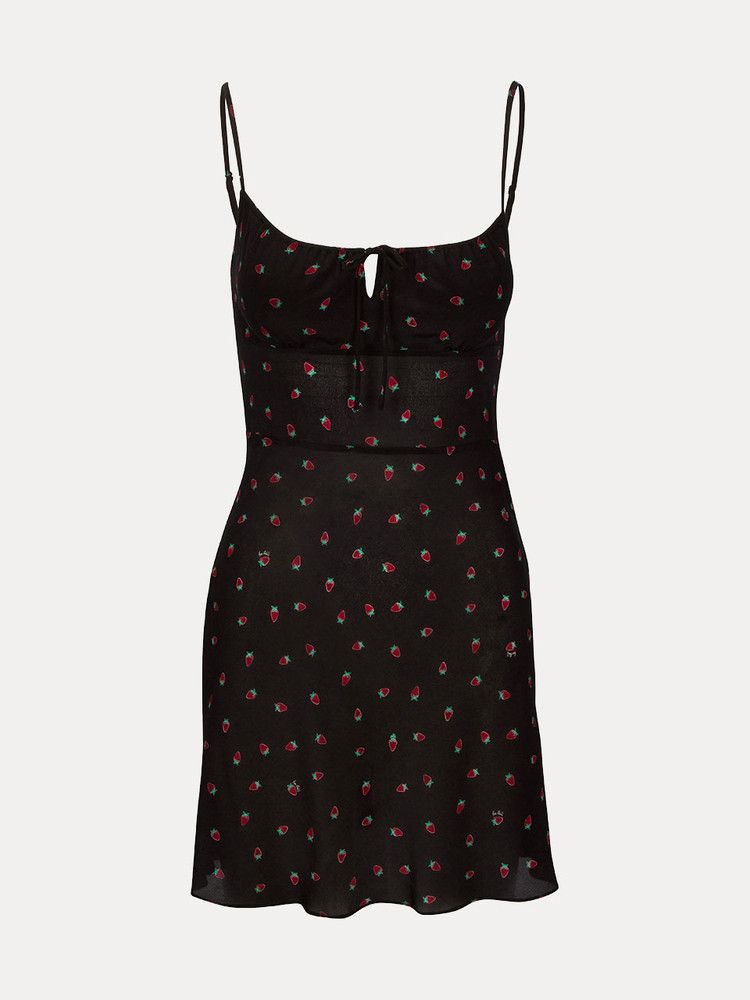 Black / Red Realisation Par The Inez Dress | US-014697MEA