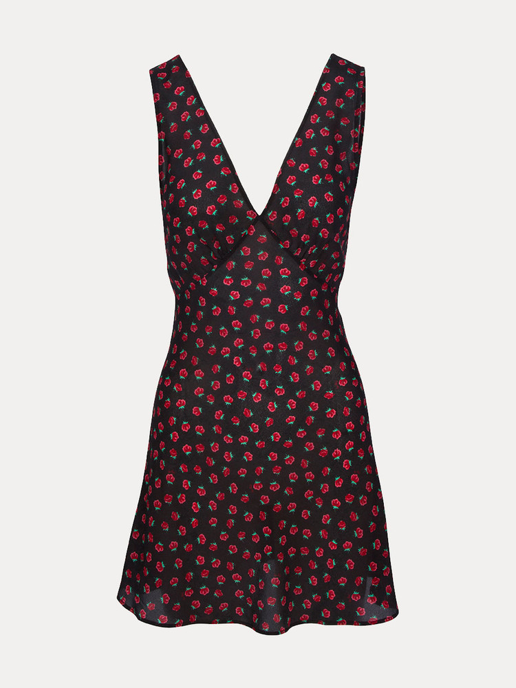 Black / Red Realisation Par The Isabelli Dress | US-347801DGK