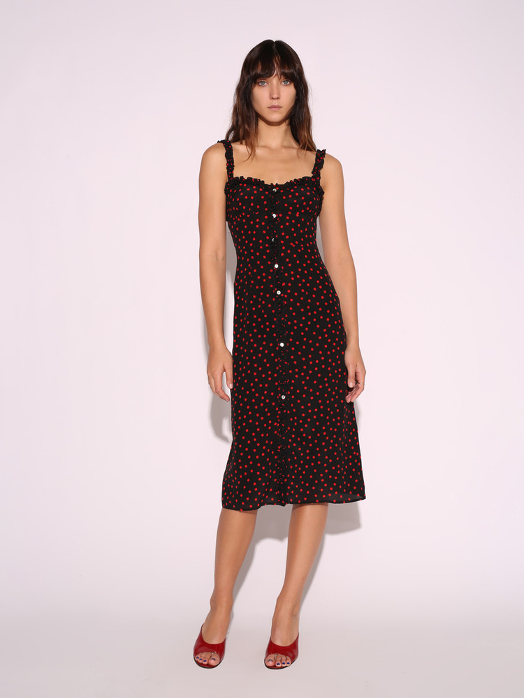 Black / Red Realisation Par The Juliet Dress | US-186905NPU