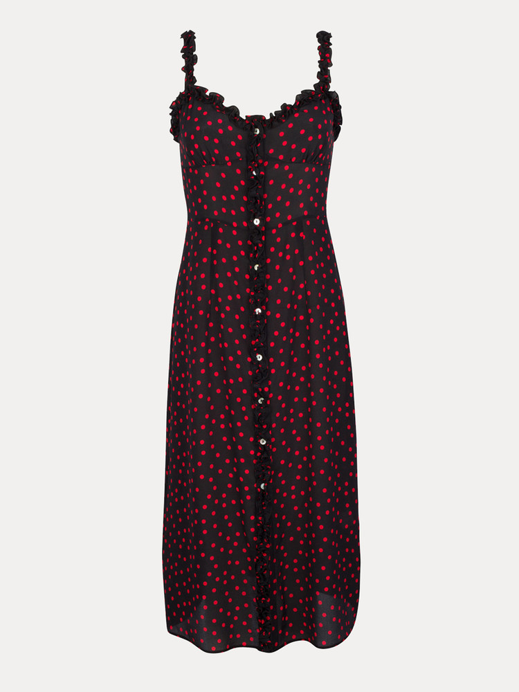 Black / Red Realisation Par The Juliet Dress | US-186905NPU