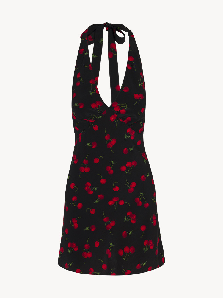 Black / Red Realisation Par The Leila Dress | US-290473EKN