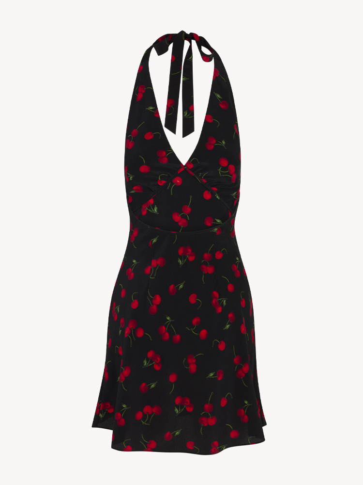 Black / Red Realisation Par The Leila Dress | US-290473EKN