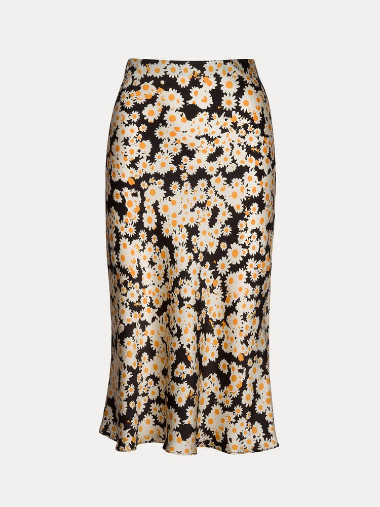 Black / White / Yellow Realisation Par The Naomi Skirts | US-862537WEU