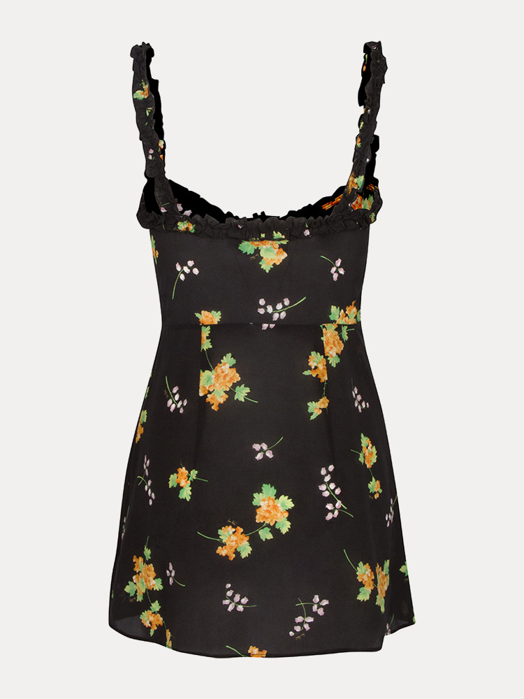 Black / Yellow / Green Realisation Par The Julia Dress | US-021846JWV