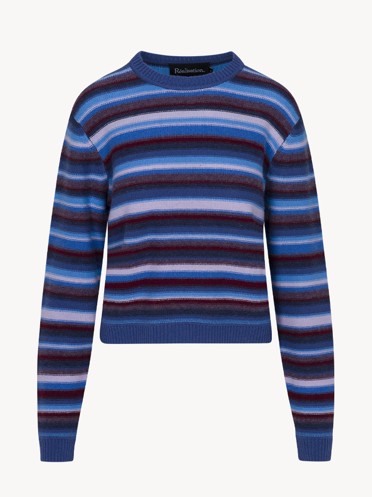 Blue / Burgundy / White Realisation Par The Ani Sweater | US-209687JBA