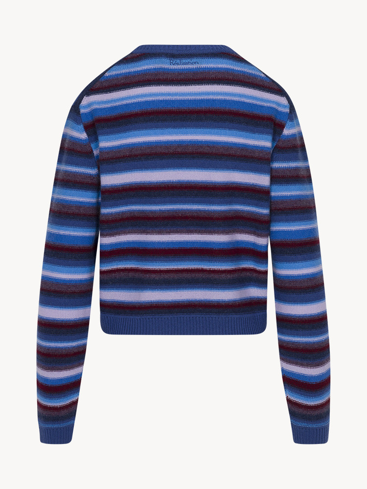 Blue / Burgundy / White Realisation Par The Ani Sweater | US-209687JBA