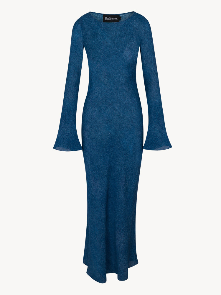 Dark Blue Realisation Par The Gia Dress | US-387462NOD