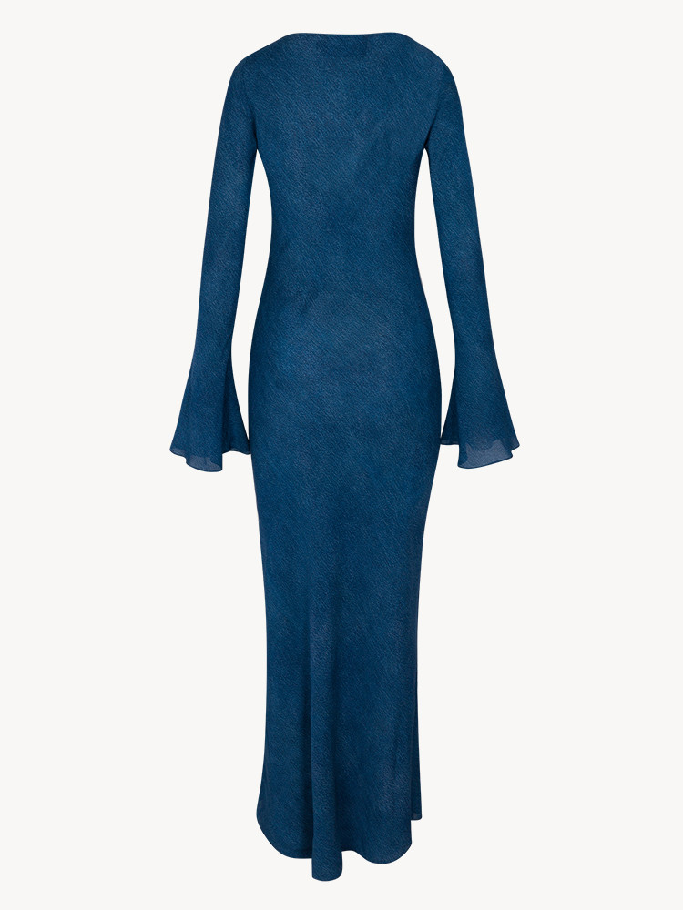 Dark Blue Realisation Par The Gia Dress | US-387462NOD