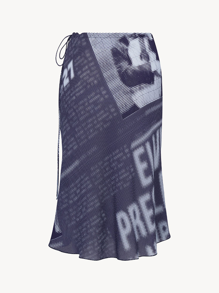 Dark Blue / White Realisation Par The Memphis Skirts | US-930182ZAL