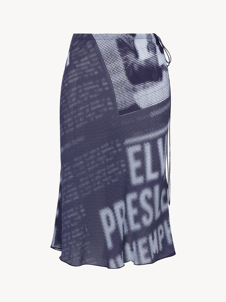 Dark Blue / White Realisation Par The Memphis Skirts | US-930182ZAL