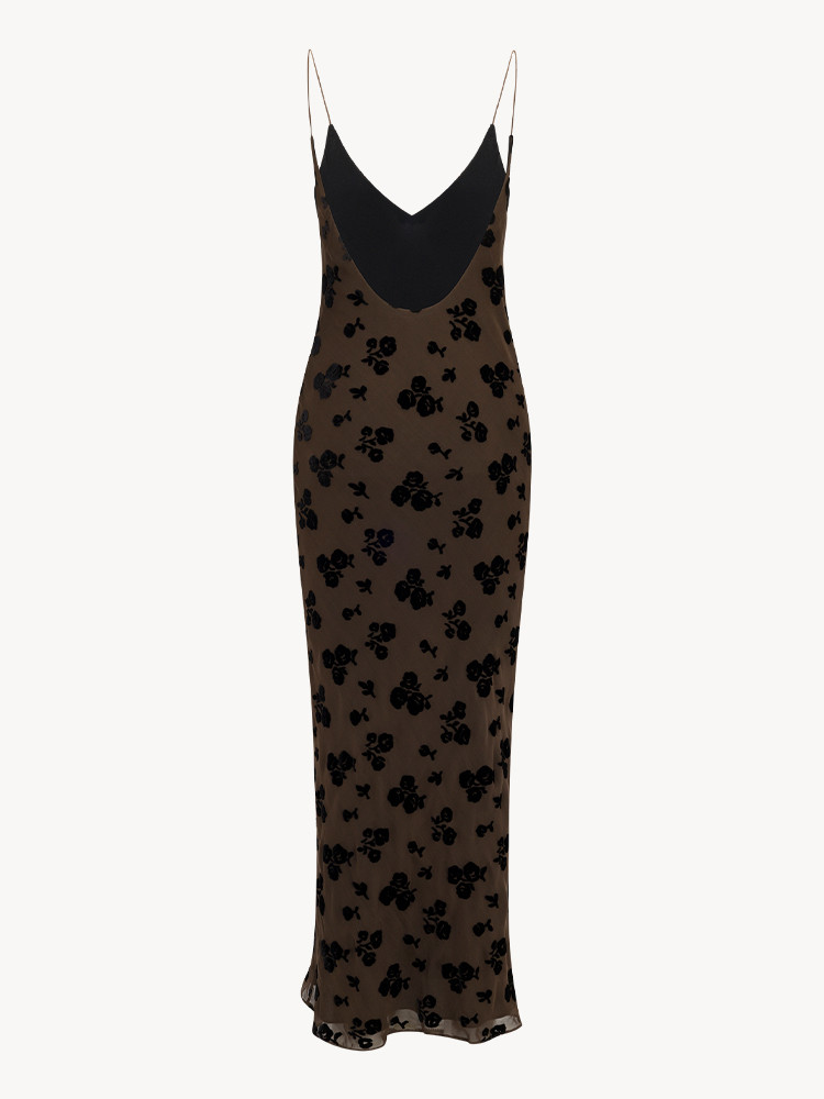 Dark Brown / Black Realisation Par The Elvira Dress | US-839701GLP