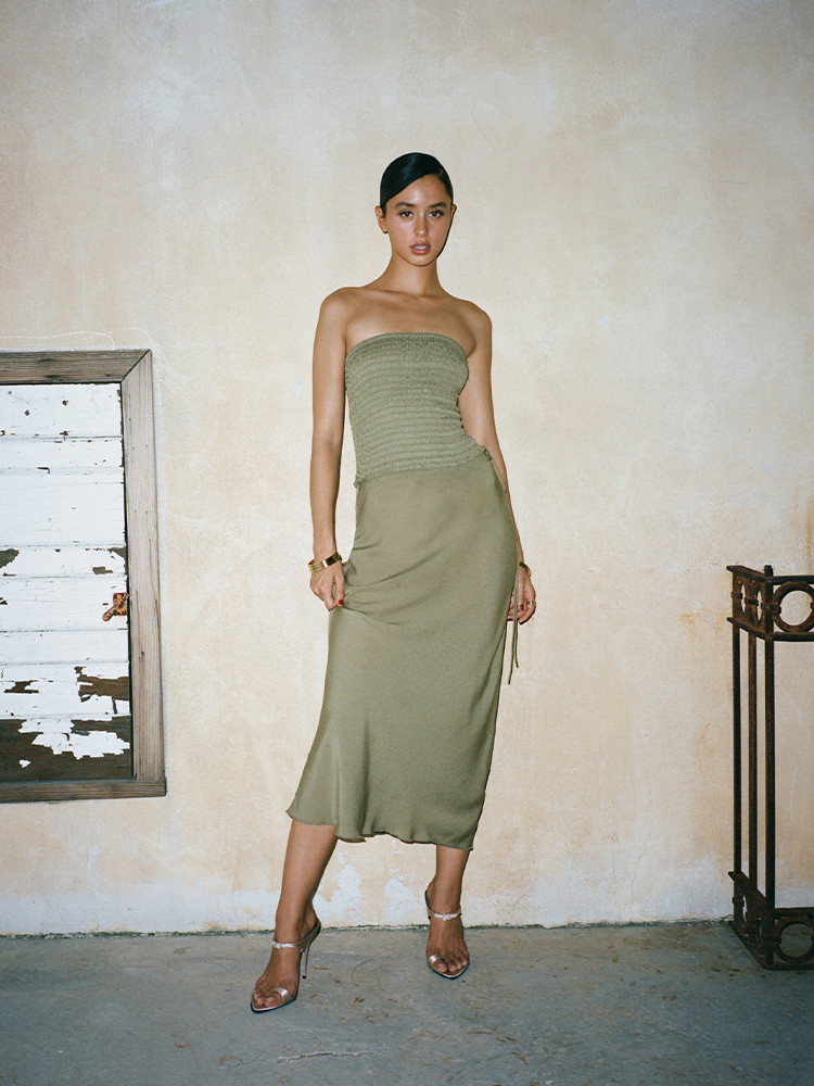 Green Realisation Par The Georgia Skirts | US-683127XLF