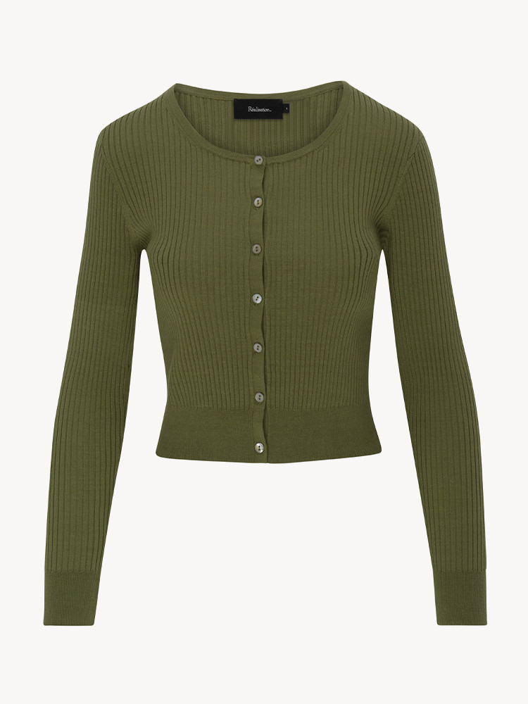 Green Realisation Par The Winona Cardigan | US-816039VAN