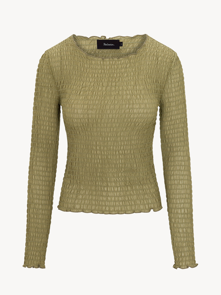 Khaki Realisation Par The Chloë Top | US-425368NYR