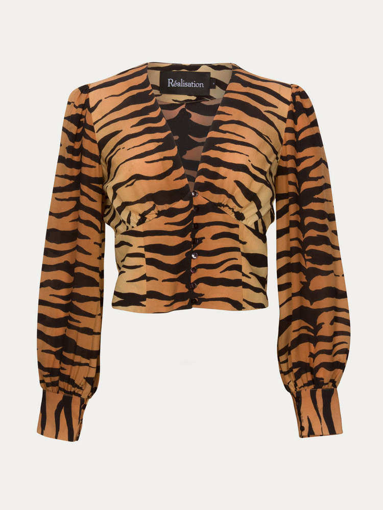 Leopard Realisation Par The Kaia Top | US-385764AVH