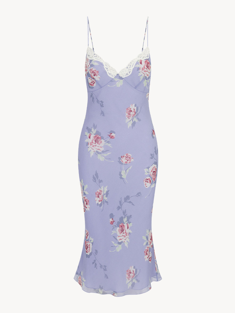 Light Blue / Rose Realisation Par The Jaime Dress | US-267158AQC