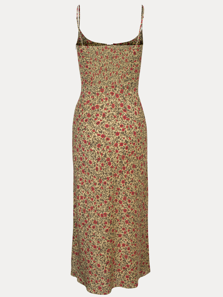 Olive / Red Realisation Par The Alba Dress | US-935078TBQ