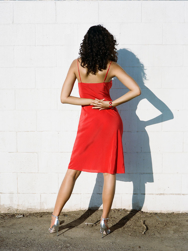 Red Realisation Par The Natasha Slip Dress | US-372059XRH