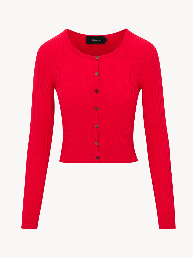 Red Realisation Par The Winona Cardigan | US-435092OCX