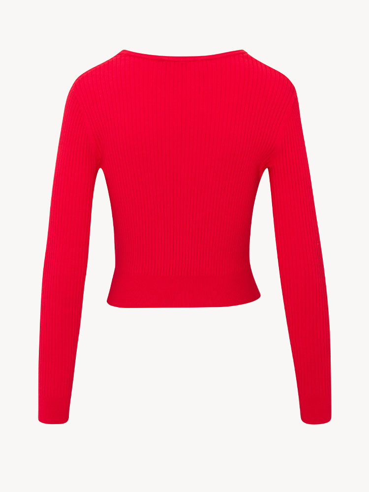 Red Realisation Par The Winona Cardigan | US-435092OCX