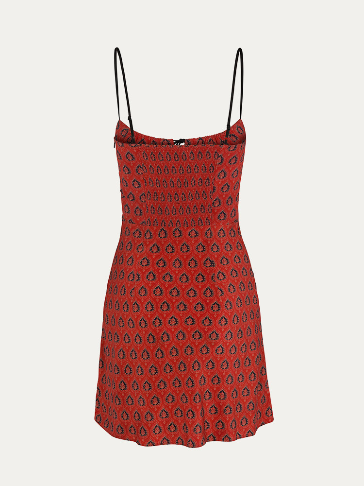 Red / Black Realisation Par The Inez Dress | US-658437KTE