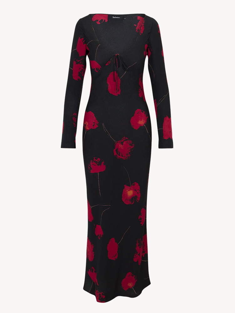 Red / Black Realisation Par The Selma Dress | US-503947MPN