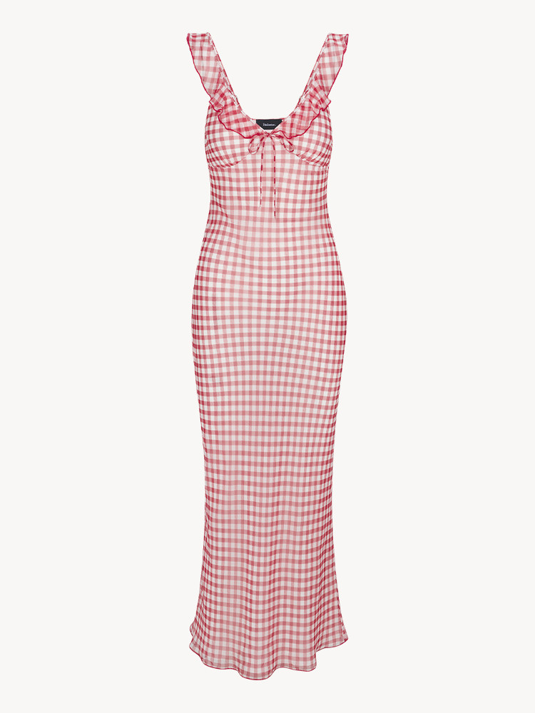 Red / White Realisation Par The Heidi Dress | US-028473GBW