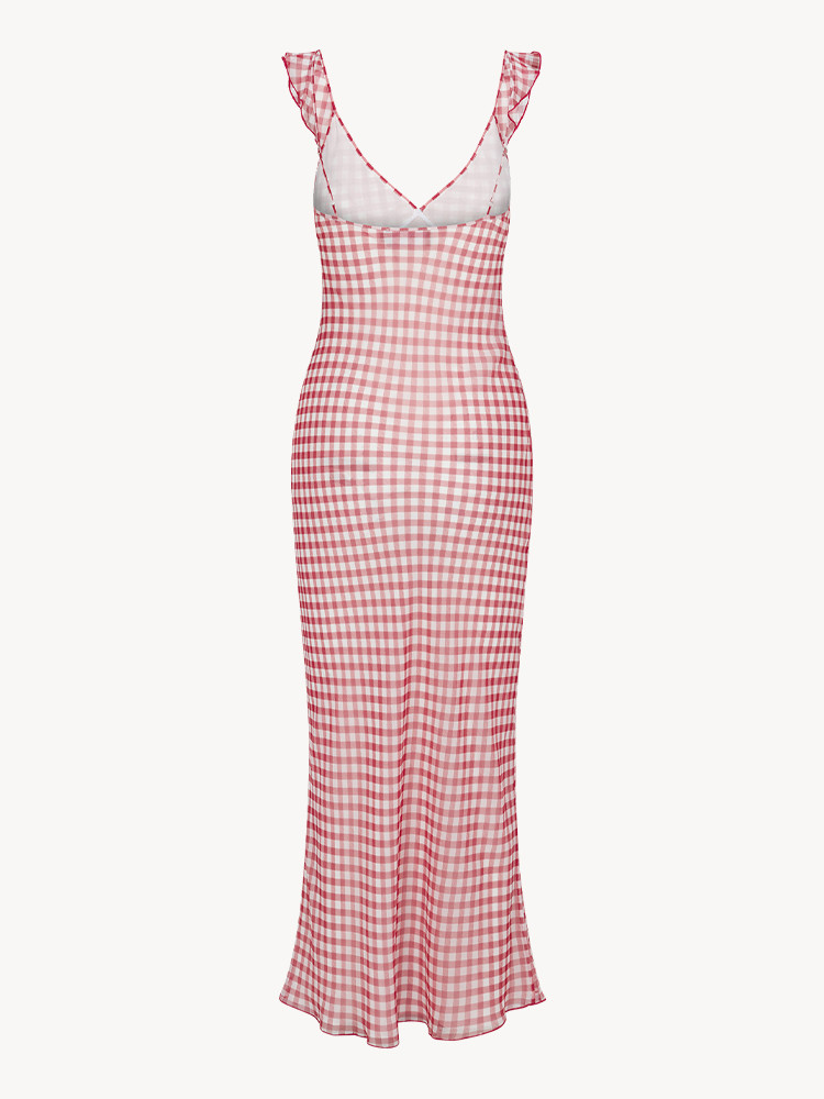 Red / White Realisation Par The Heidi Dress | US-028473GBW