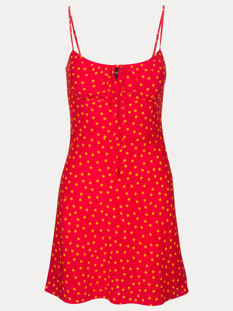 Red / Yellow Realisation Par The Inez Dress | US-769130WVL