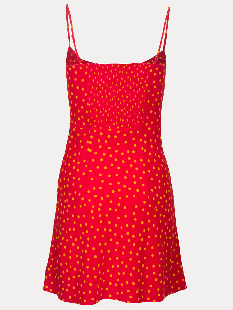 Red / Yellow Realisation Par The Inez Dress | US-769130WVL