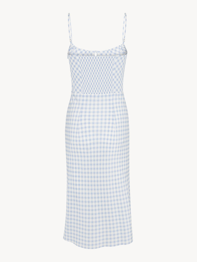 White / Blue Realisation Par The Elsa Dress | US-536091BNP