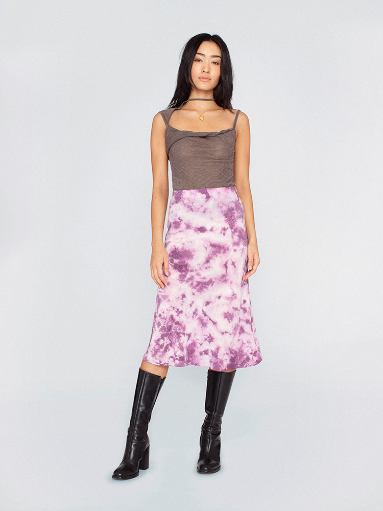 White / Purple Realisation Par The Naomi Skirts | US-640192OUD