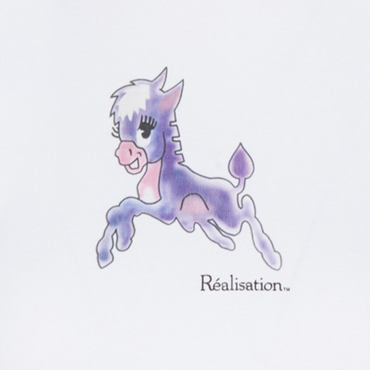 White / Purple Realisation Par The Pony Baby Tee | US-786431HNT