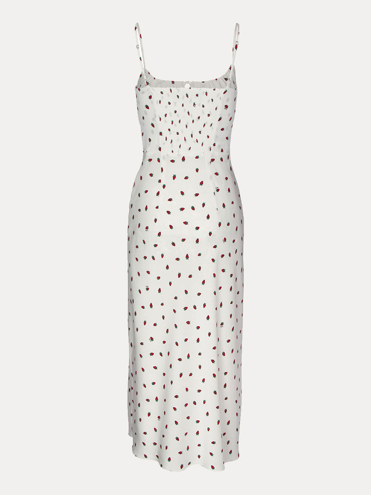 White / Red Realisation Par The Alba Dress | US-326094ADB