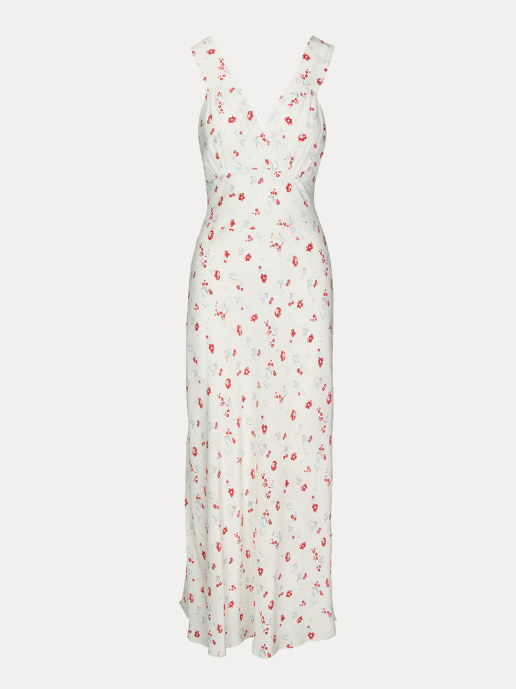 White / Red Realisation Par The Liv Dress | US-285794QJA