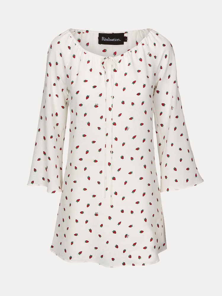 White / Red Realisation Par The Luna Dress | US-643870ZXG