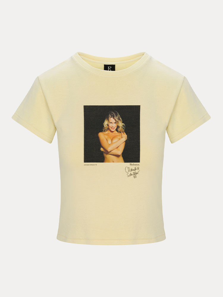 Yellow Realisation Par Studio Baby Tee | US-692473YAG