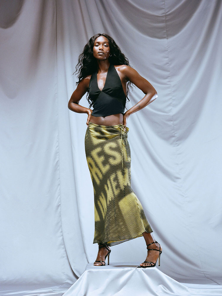 Yellow / Black Realisation Par The Presley Skirts | US-430958SKY